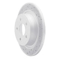 R1 13-18 Ford C-Max Rear Left Drilled & Slotted Geoperformance Rotor