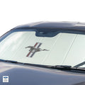 Covercraft UVS100 Premier Series Custom Sunscreen with Ford Mustang Tri-Bar logo