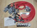 Moroso Chevrolet Big Block Ignition Wire Set - Ultra 40 - Unsleeved - Non-HEI - Over Valve - Red