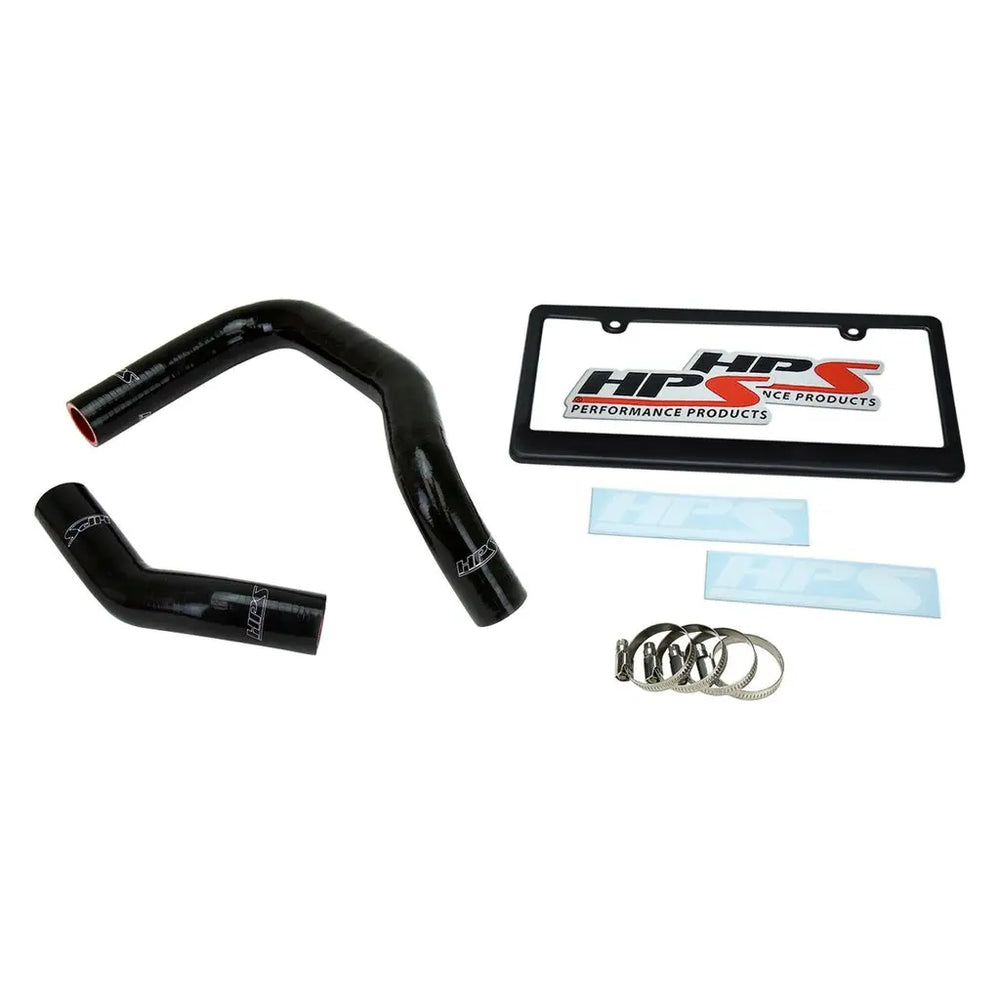 HPS Performance Black Reinforced Silicone Radiator Hose Kit Coolant for Toyota 85-87 Corolla AE86