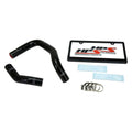 HPS Performance Black Reinforced Silicone Radiator Hose Kit Coolant for Toyota 85-87 Corolla AE86