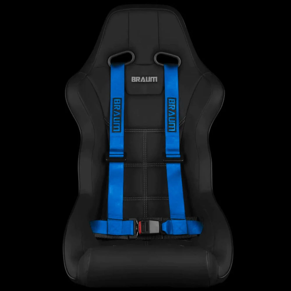 Braum 4 Point 2 Racing Harness - Blue - BRH-BUP4