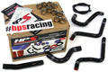 HPS Performance Black Reinforced Silicone Radiator Hose Kit for Honda 03-04 CR125R 2 Stroke