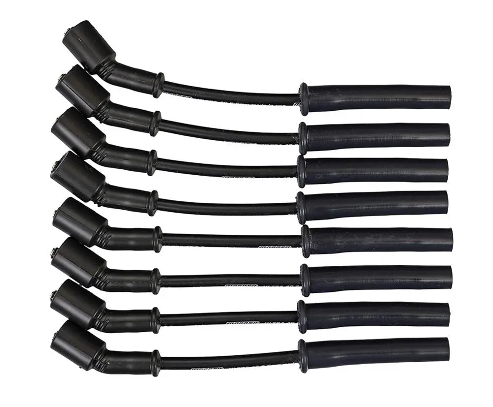 Moroso GM LS 5.7L/6.0L/6.2L/7.0L Ultra40 8.5mm Multi-Angle Boot Ignition Spark Plug Wire Set - Black
