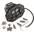 ~(3 lbs. 6X5X4)~ 3 Inch Work Light Flush 40 Watt Flood Seismic Series Quake LED