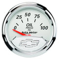 Autometer Arctic White 52mm 0-100 PSI Short Sweep Electronic Oil Pressure Gauge