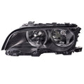 LH HEADLAMP ASSY COMPOSITE; 2DR COUPE; W/HALOGEN LAMPS; E46; 323I 0000
