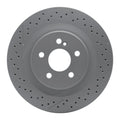 DFC 08-15 Mercedes-Benz C63 AMG Rear Drilled GeoSPEC Coated Rotor and Slotted