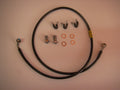 Goodridge 93-05 Harley-Davidson FXDWG Clear Front Brake Line w/Black Fitting
