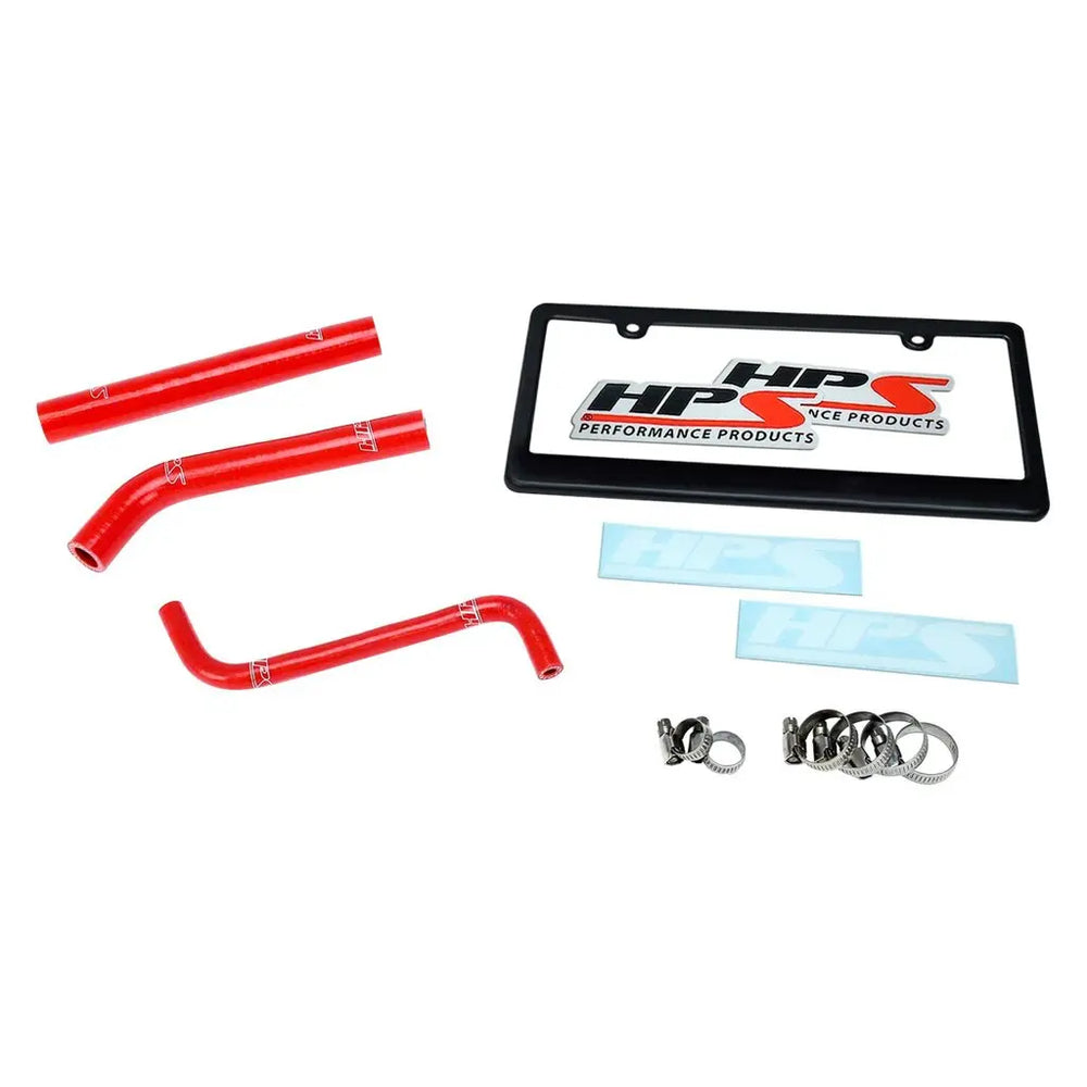 HPS Performance Red Reinforced Silicone Radiator Hose Kit for Honda 04-09 TRX450R