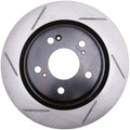 StopTech Power Slot 17-19 Honda Civic Rear Right Slotted Rotor