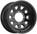 ITP Delta Steel 14x7 / 4x137 BP / 4+3 Offset Black Wheel