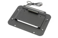Kentrol 07-18 Jeep Wrangler JK BackSide License Plate Mount with LEDs - Textured Black
