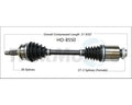 CV AXLE SHAFT