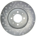 StopTech Select Sport 90-01 Acura Integra (exc. Type R) Slotted and Drilled Left Front Rotor
