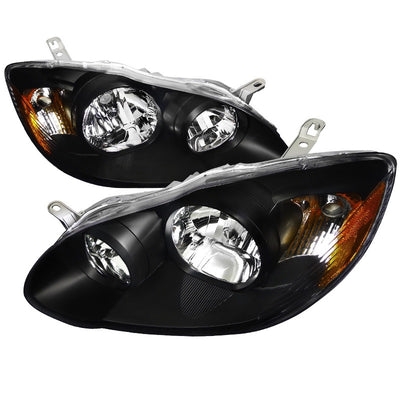 EURO HEADLIGHTS BLACK HOUSING