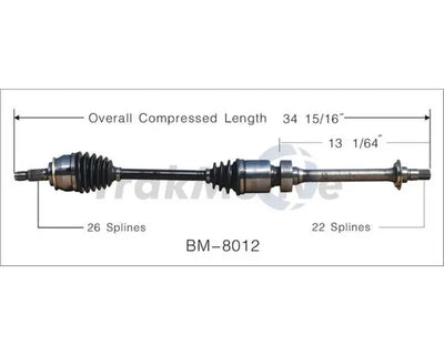 TRAKMOTIVE auto part