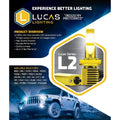 L2 SERIES HEADLIGHT PAIR 2 BULBS