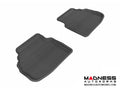 3D MAXpider 2009-2012 BMW 7 Series F01 Kagu 2nd Row Floormats - Black