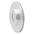 R1 99-08 BMW 325I (USA/Canada) Front Right Drilled & Slotted Silver Brake Rotor