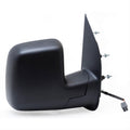 1012 FORD ECONOLINE RH POWER FOLDAWAY OE MIRROR TEXTURED BLACK SAIL TYPE W/BLIN