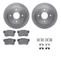 R1 Concepts E- Line Series Brake Rotor with Ceramic Brake Pads Hdw