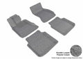 3D CLASSIC FLOOR MAT 2 ROW SET GRAY