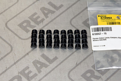 Ferrea Nissan 2.4L KA24DE 7mm Radial Groove Steel Valve Locks - Set of 16 (Use w/E11021)