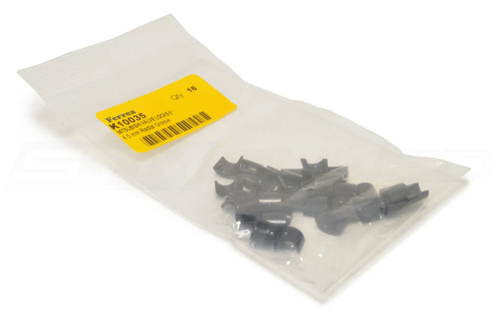 Ferrea Std Radial Groove Steel 10 Deg Valve Locks - Set of 16 (Recess For Lash Caps)