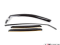 WeatherTech 15+ Audi A3 Sedan Front and Rear Side Window Deflectors - Dark Smoke