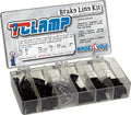 TCLAMP BRAKE LINE KIT 3/16IN to 1/4IN SINGLE and 3/16IN to 1/4IN DOUBLE CLAMPS
