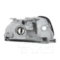 CAPA RH HEADLAMP ASSY COMPOSITE INCLUDES SIDE MARKER LAMP HONDA CIVIC 19992000