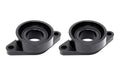 Torque Solution Billet Stock to HKS Blowoff Valve Adapter: Nissan GTR R35 All - Black