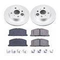Power Stop 90-92 Geo Prizm Front Z17 Evolution Geomet Coated Brake Kit