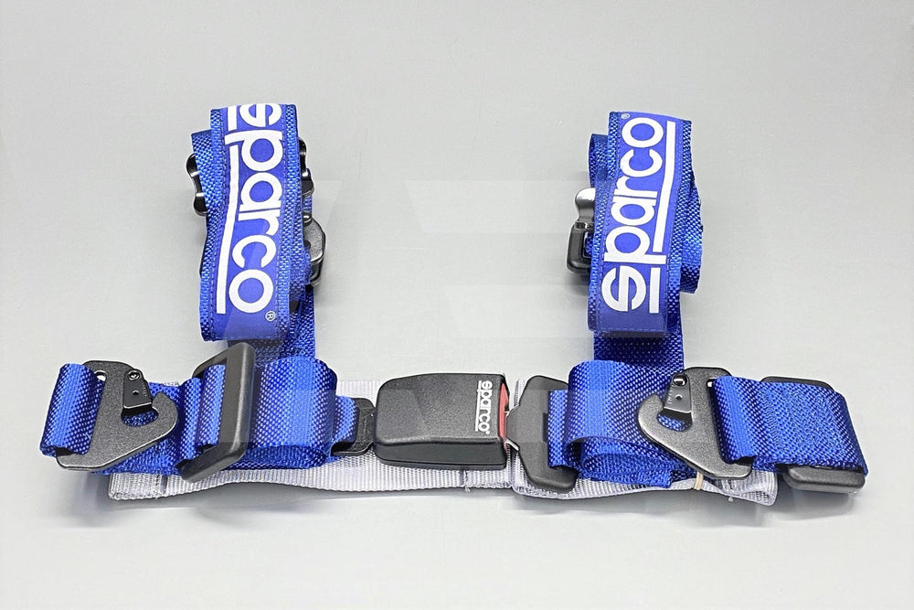 Sparco Belt 2 Inch Blue 4Pt Snap-In