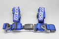 Sparco Belt 2 Inch Blue 4Pt Snap-In