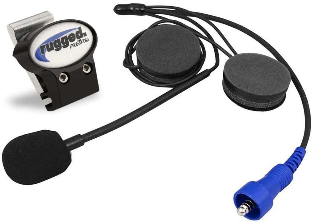Rugged Radios OFFROAD Wired Helmet Kit with Alpha Audio Speakers & Mic