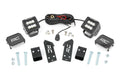LED Light Kit | "A" Pillar Mount | 2" Black Pair | Spot | Polaris RZR PRO XP