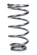 QA1 3-1/2in ID Tapered High Travel Pigtail Spring - 11in Length x 250lbs/in - Silver Powder Coated