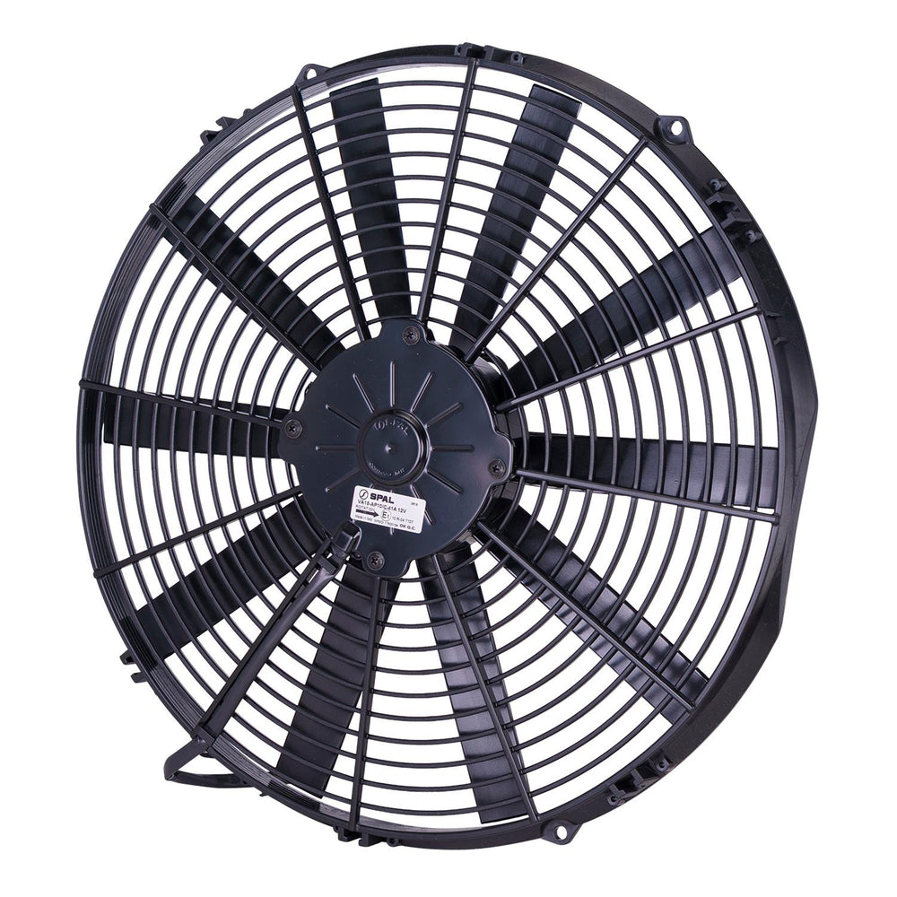 16-Inch 12V 10-Blade Straight Blade Puller Fan
