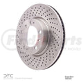 DFC 98-12 Porsche Boxster Left Front Drilled GeoSPEC Coated Rotor