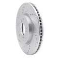 DFC 13-22 Honda Accord Coupe Front Left Drilled & Slotted Silver Brake Rotor