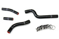 HPS Performance Black Reinforced Silicone Radiator Hose Kit Coolant for Yamaha 07-09 YZ250F
