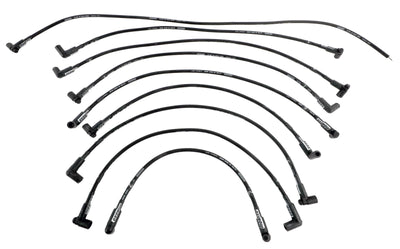Moroso Chevrolet Small Block (Non-Raised Cam) Ignition Wire Set - Ultra 40 - Unsleeved - Black