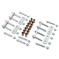 UNBOXED WET BOLT/HD SHACKLE KIT TANDEM 2.25IN SHACKLES