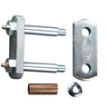 UNBOXED WET BOLT/HD SHACKLE KIT TANDEM 2.25IN SHACKLES