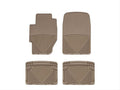 WeatherTech 85-00 Honda Civic Front and Rear Rubber Mats - Tan