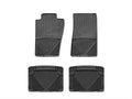 WeatherTech 82-04 Chevrolet S-10 Pickup Front and Rear Rubber Mats - Black