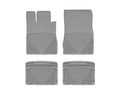WeatherTech Grey Front and Rear All-Weather Floor Mats Fits -98-11 Hyundai Lexus Mercedes-Benz Mitsubishi W36GR-W20GR