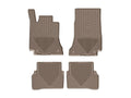 WeatherTech Tan Front and Rear All-Weather Floor Mats Fits -21-23 Mercedes-Benz W429TN-W432TN